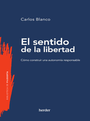 cover image of El sentido de la libertad